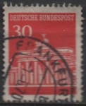 Stamps Germany -  Puerta d' Brandenburgo