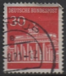 Stamps Germany -  Puerta d' Brandenburgo