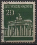 Stamps Germany -  Puerta d' Brandenburgo