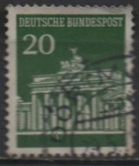 Stamps Germany -  Puerta d' Brandenburgo