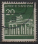 Stamps Germany -  Puerta d' Brandenburgo