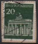 Stamps Germany -  Puerta d' Brandenburgo