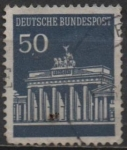 Stamps Germany -  Puerta d' Brandenburgo