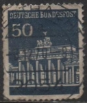 Stamps Germany -  Puerta d' Brandenburgo