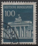 Stamps Germany -  Puerta d' Brandenburgo