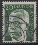 Stamps Germany -  Pres. Gustav Heinemann