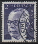 Stamps Germany -  Pres. Gustav Heinemann