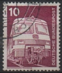 Stamps Germany -  Tren electrico