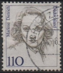 Stamps Germany -  Marlene Dietrich