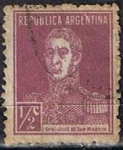 Stamps Argentina -  General San Martin