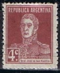 Stamps Argentina -  General San Martin