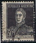 Stamps Argentina -  General San Martin