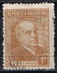 Stamps Argentina -  Sarmiento