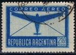 Stamps Argentina -  Avion y sobre