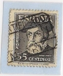 Stamps Spain -  Hernan Cortez