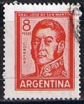 Stamps Argentina -  General San Martin