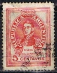 Stamps Argentina -  General San Martin