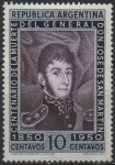 Stamps Argentina -  General San Martin