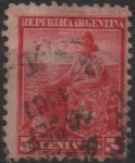 Stamps Argentina -  Alegoria