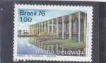 Stamps Brazil -  Día del diplomático - palacio itamaraty