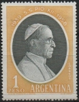 Sellos de America - Argentina -  Papa Pio XII