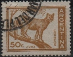 Stamps Argentina -  Puma