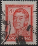 Sellos de America - Argentina -  General San Martin