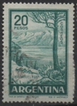 Stamps Argentina -  Lago Mauuel Huapi