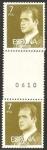 Stamps Spain -  2348 A - Juan Carlos I, triplico con número de control