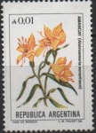 Sellos de America - Argentina -  Alstroemeria