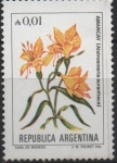 Sellos de America - Argentina -  Alstroemeria