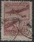 Stamps Argentina -  Avion y Iguazul