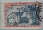 Stamps Argentina -  Frutas