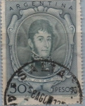 Stamps Argentina -  General San Martin