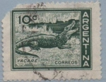 Stamps Argentina -  Caimán