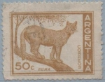 Stamps Argentina -  Puma