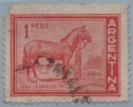 Stamps Argentina -  Caballo