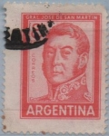 Stamps Argentina -  General San Martin