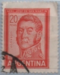 Stamps Argentina -  General San Martin