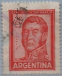 Stamps Argentina -  General San Martin