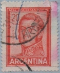 Stamps Argentina -  General San Martin