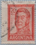 Stamps Argentina -  General San Martin