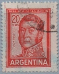 Stamps Argentina -  General San Martin