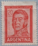 Stamps Argentina -  General San Martin