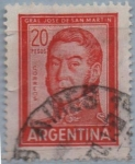 Stamps Argentina -  General San Martin