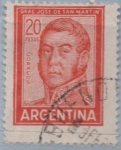 Stamps Argentina -  General San Martin