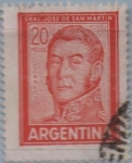 Stamps Argentina -  General San Martin