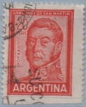 Stamps Argentina -  General San Martin