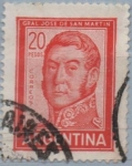 Stamps Argentina -  General San Martin