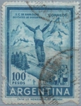 Stamps Argentina -  salto d' Esqui